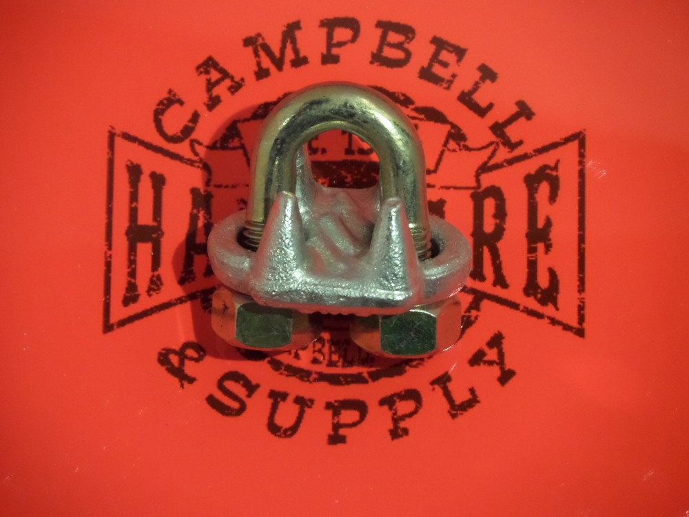 Wire Cable Clip 5/8 Galvanized Drop Forged Wire Rope Clips 12 pieces