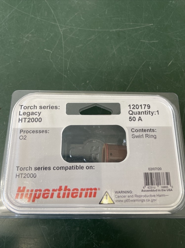 Hypertherm 120179 Swirl Ring for HT2000 legacy