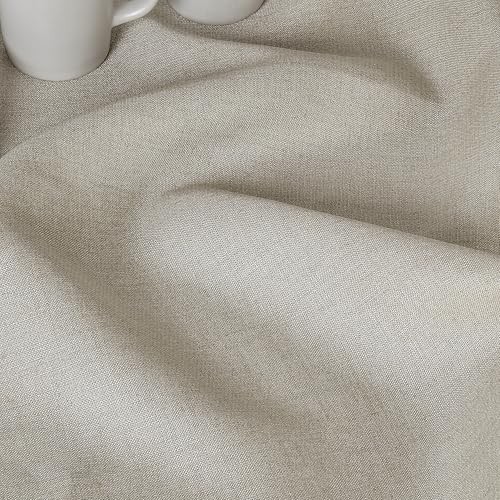 Natural Linen Tablecloth 60 x 156 Inch - 156" x 60" (Rectangular) 02 - Natural