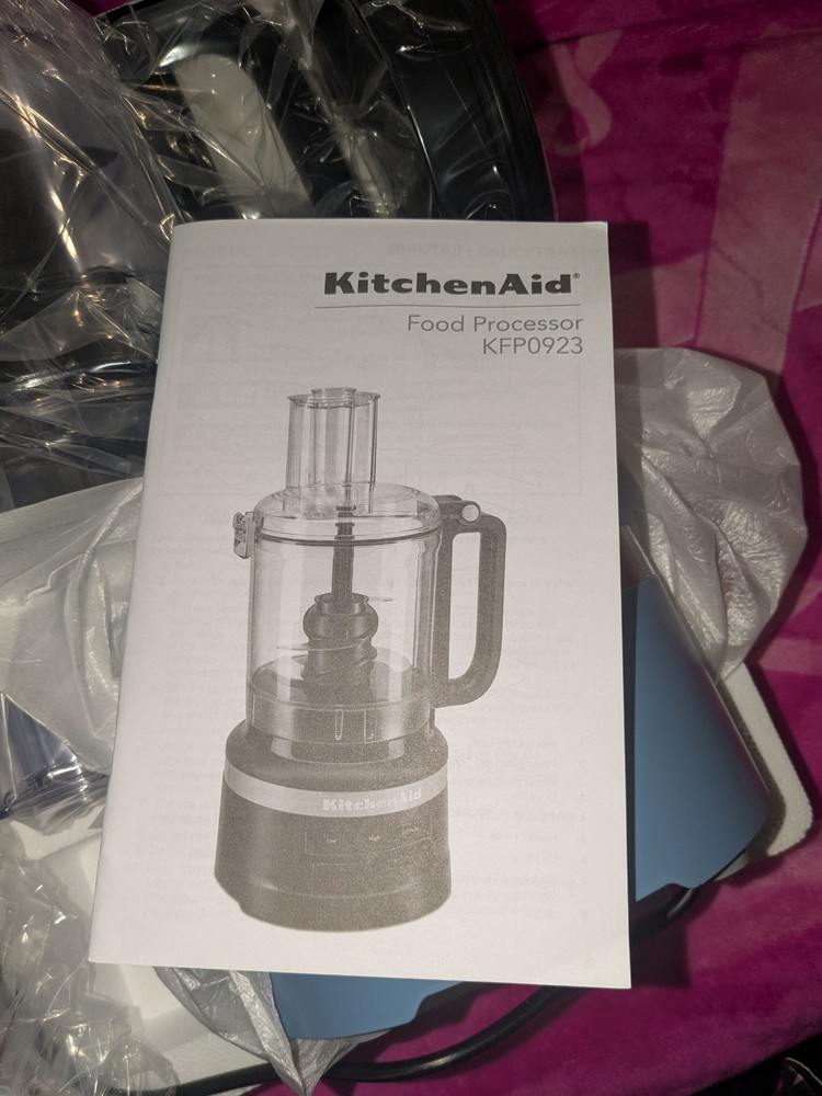 KITCHEN AID 9 CUP FOOD PROCESSOR BLUE VELVET