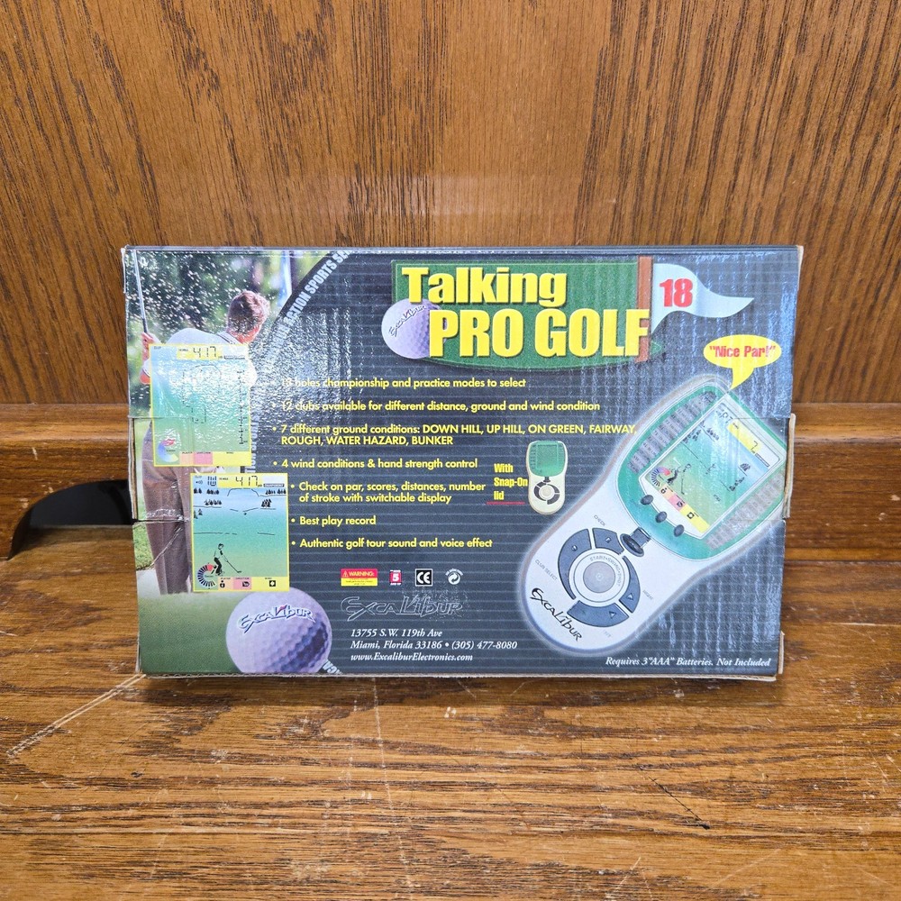 Talking Pro Golf by Excalibur Electronics - New Bateries Required