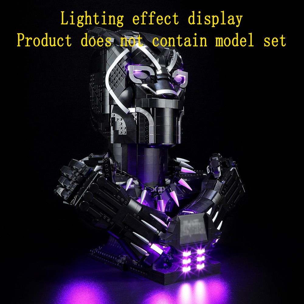 LED Light Kit for LEGOs Black Panther 76215