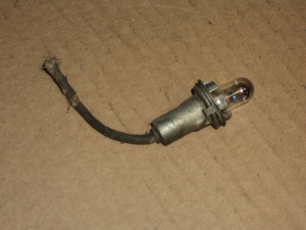 Harley Panhead Speedometer Light Socket - Original used