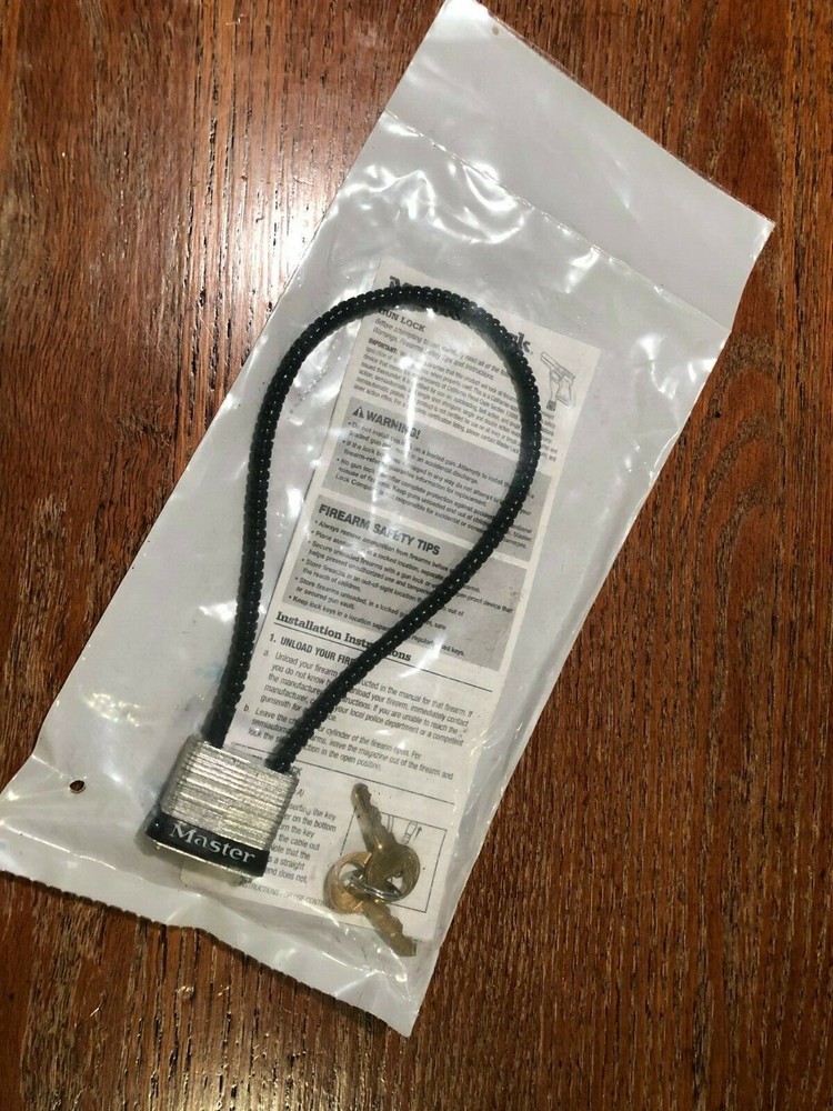 Master Lock brand Gun Cable Lock