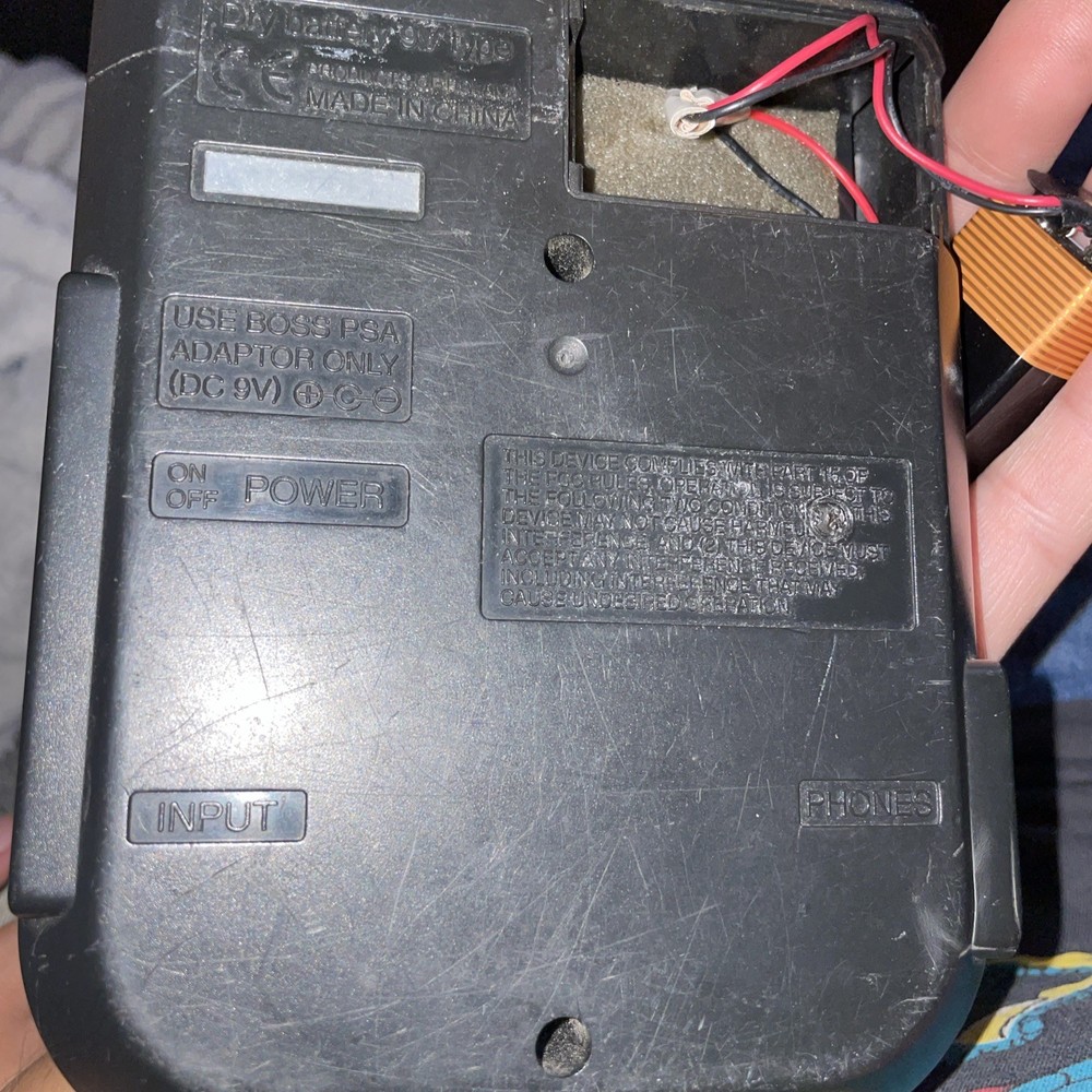 Boss DB-88 Dr. Beat Metronome Rhythm Machine Missing Battery Cover N Input Lvl