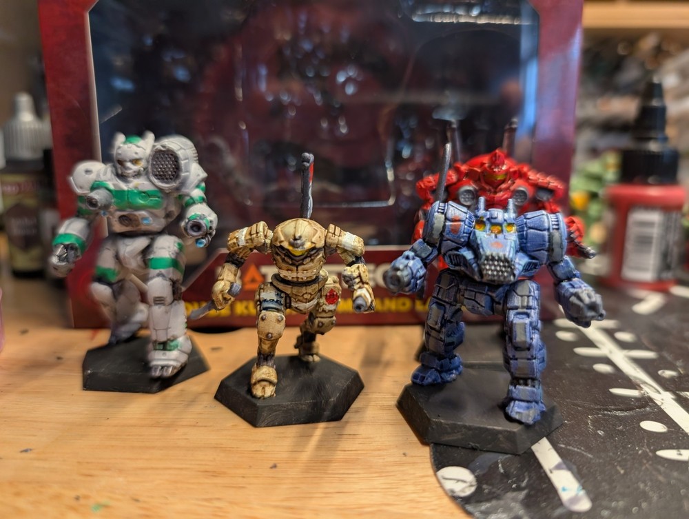 BattleTech: Miniature ForcePack - House Kurita Command Lance PAINTED