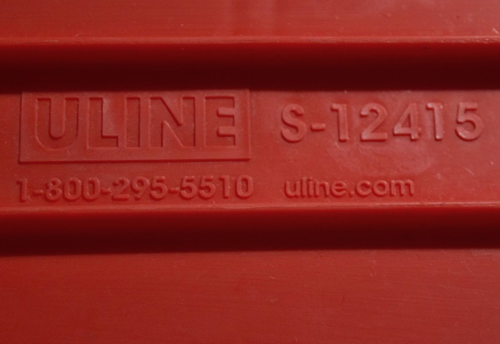 U-LINE (16 PK)LARGE 11x 5"x5"&4X4"PLASTIC STORAGE SMALL PART CONTAINER STACKABLE