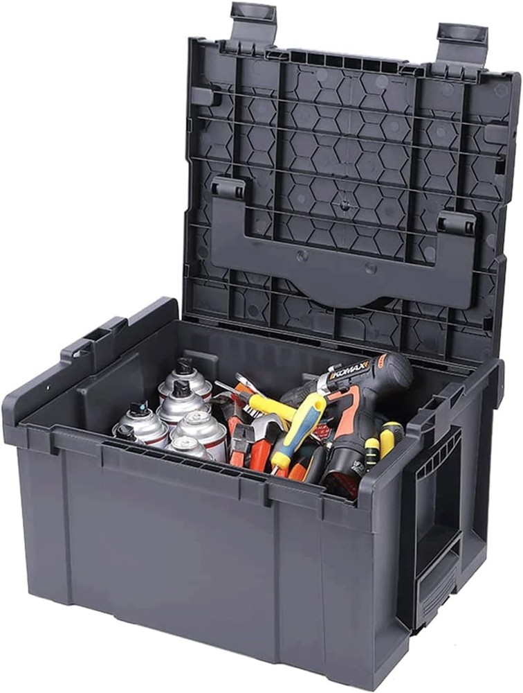 POCHY Solid Tool Box Tool Boxes Plastic Toolbox Organizer Tool Kit Portable Hard