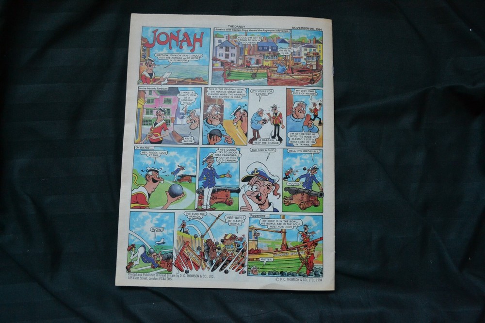 DANDY Comic 05/11/94 Issue #2793 November 5th 1994 Dan Eats Hottest Curry