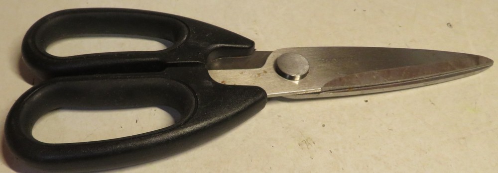 KitchenAid All Purpose Kitchen Shears Durable Stainless Steel Scissors Black 8"