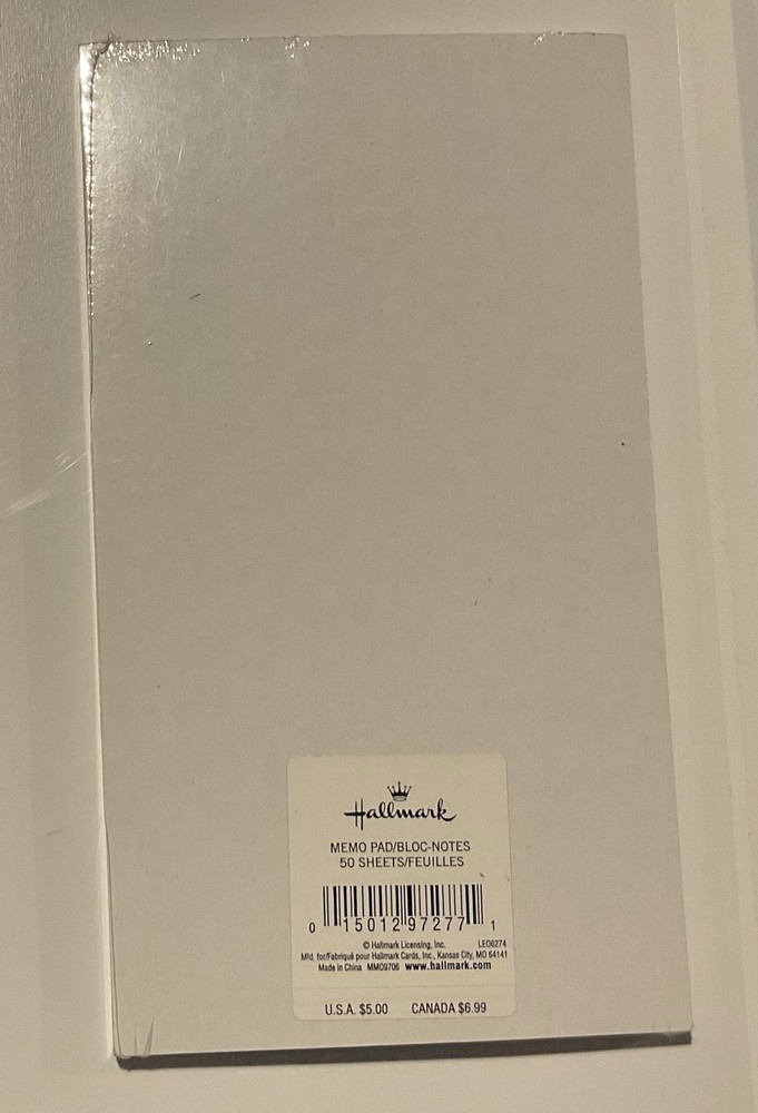 Hallmark Note Pad - 50 Sheets - Plan Ahead Improvised Often