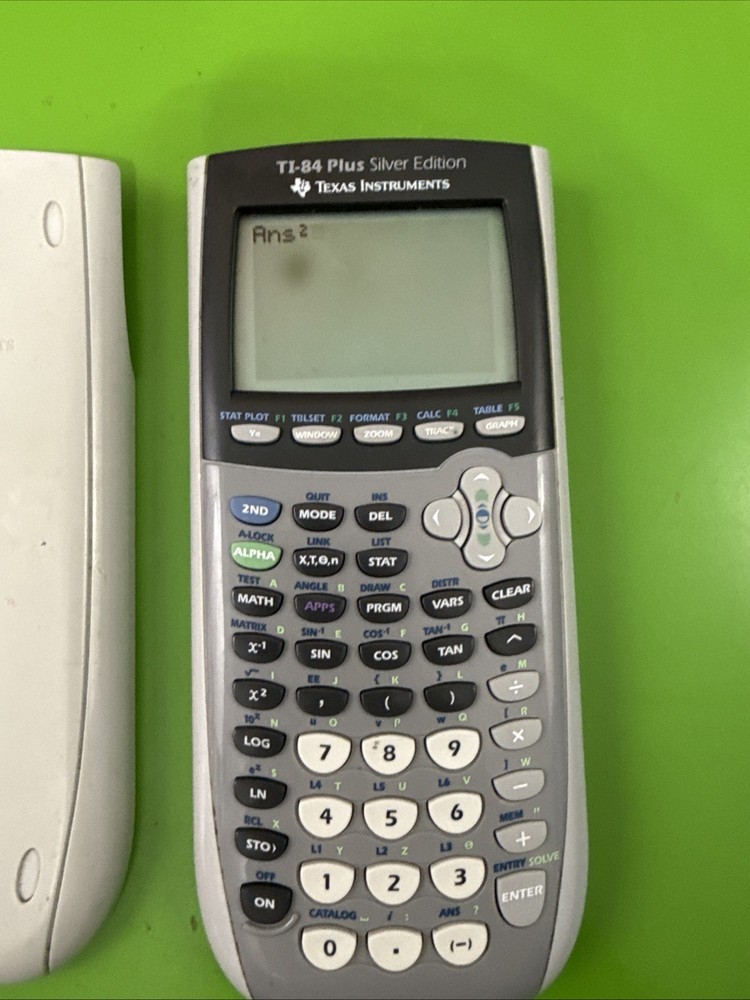 TEXAS INSTRUMENTS TI-84 PLUS SILVER EDITION GRAPHING CALCULATOR