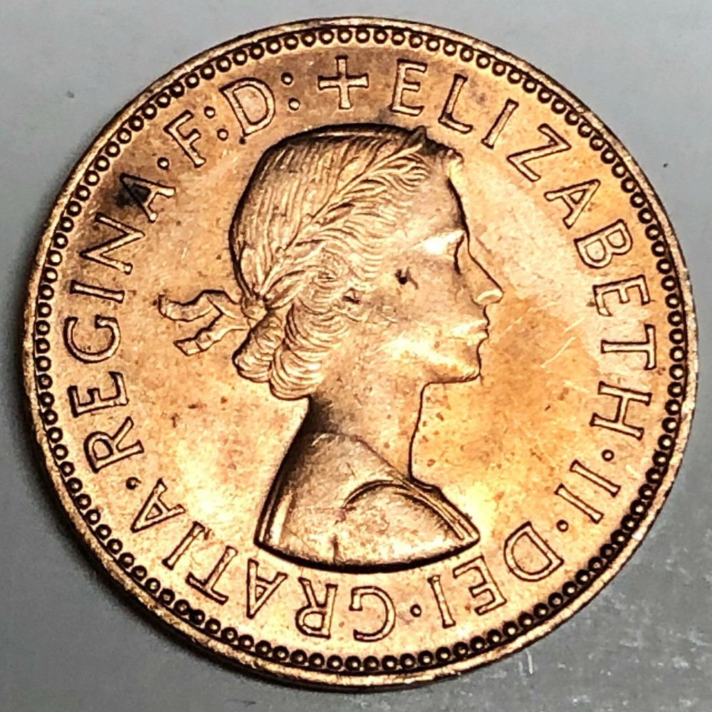 # C3747 GREAT BRITAIN COIN, HALF PENNY 1967 Unc.