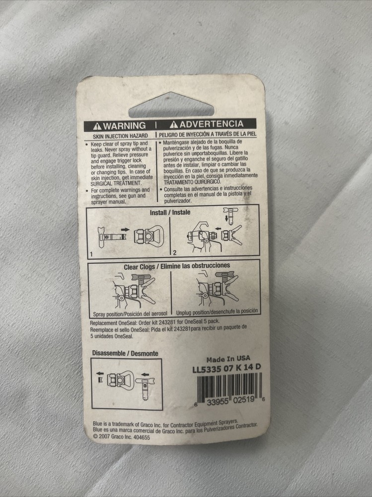 graco rac 5 switch tip LL5335