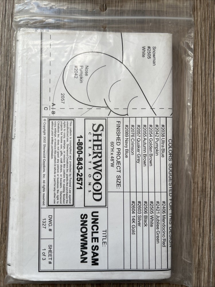 Sherwood Uncle Sam Snowman Woodcraft Pattern
