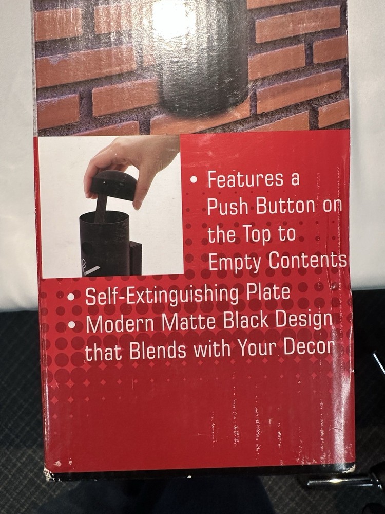 WALL MOUNTED SMOKING RECEPTACLE