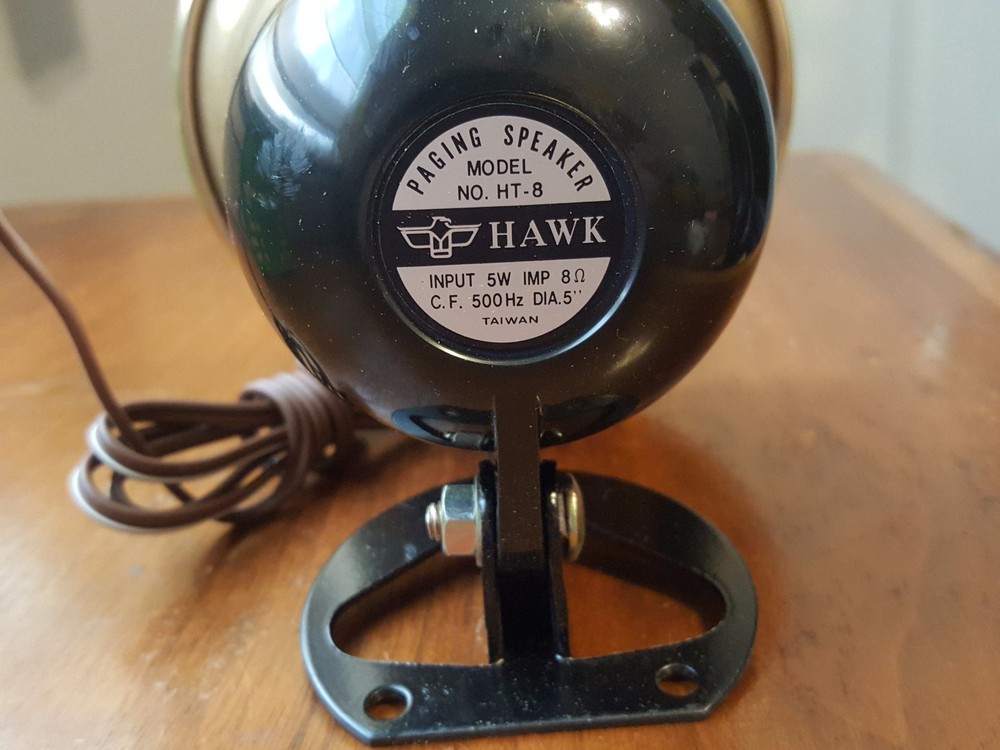 Hawk HT-8 Paging Horn Speaker NOS