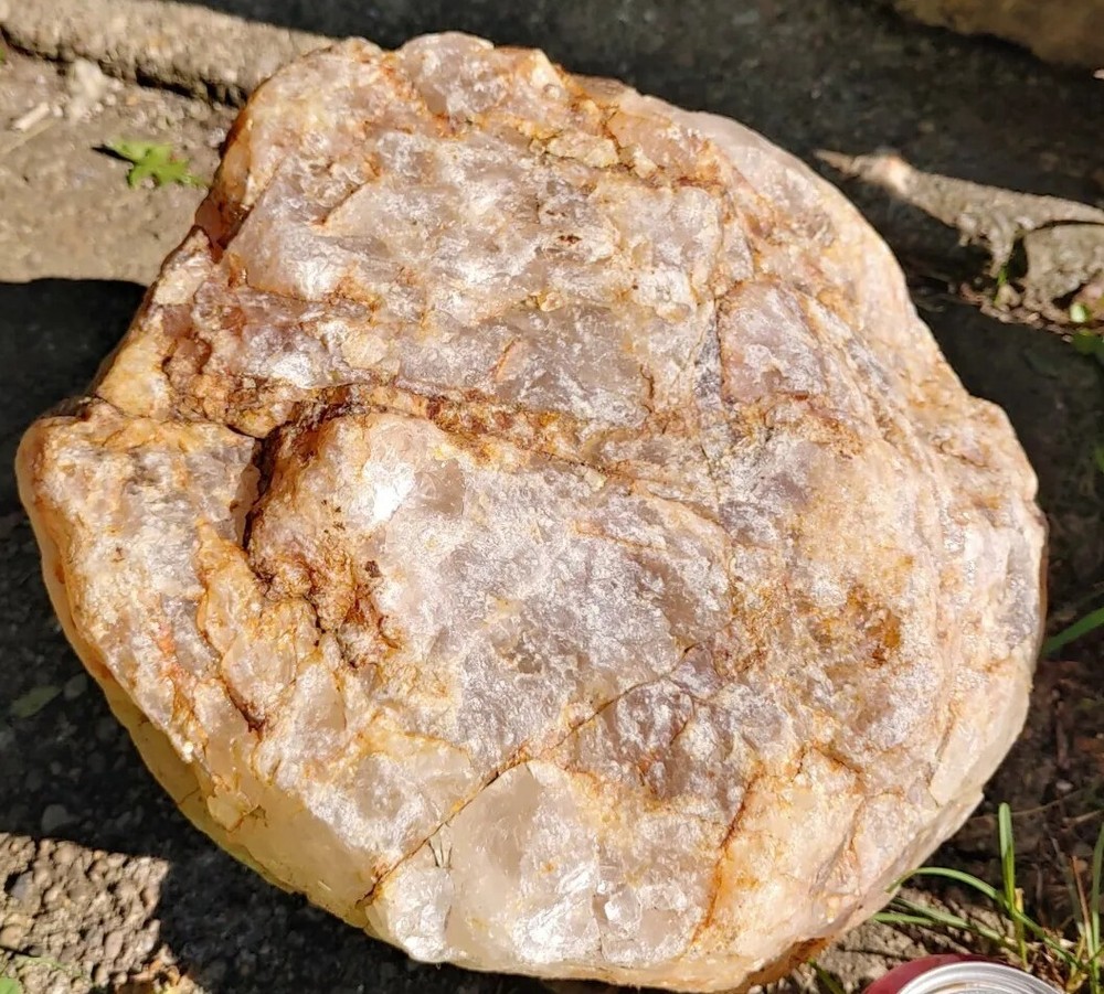 Raw Quartz orange/gold/clear raw Quartz
