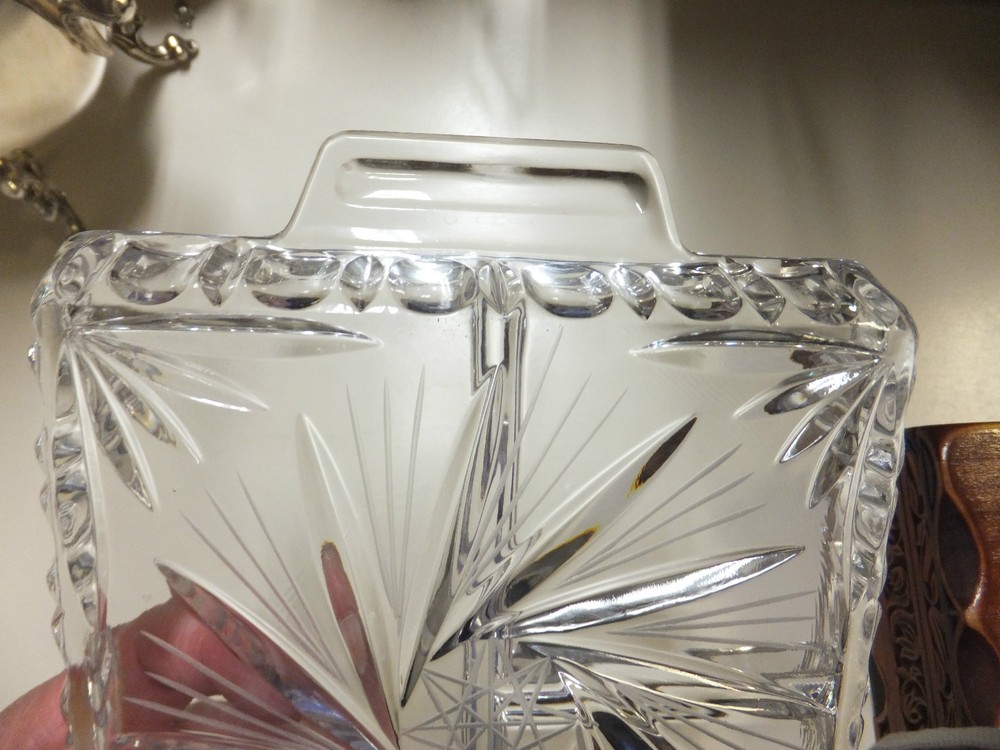 Crystal Butter Dish