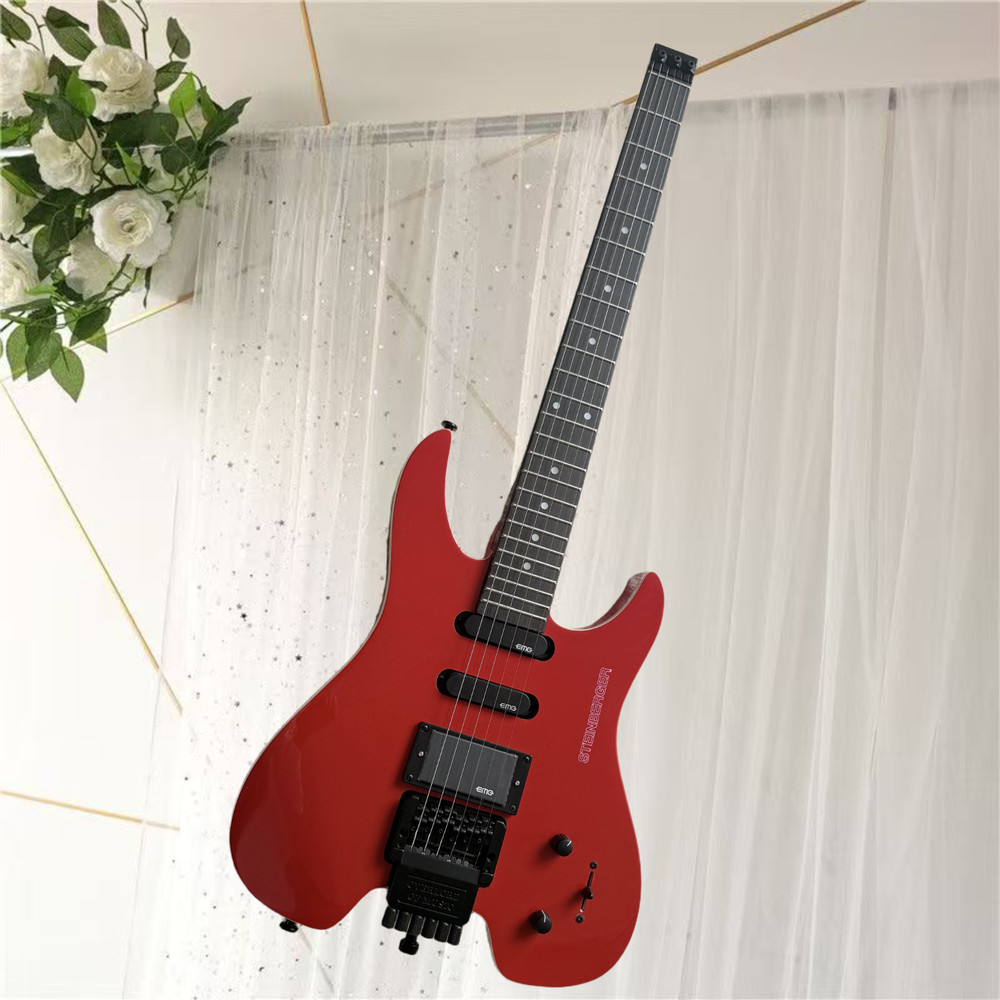 エレキギター、高品質、送料無料、空輸、赤