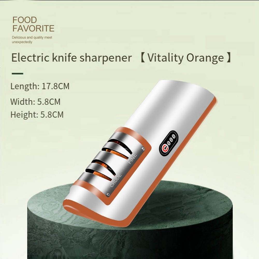 Electric Sharpener Automatic Adjustable Kitchen Tool for Fast Sharpening 3631