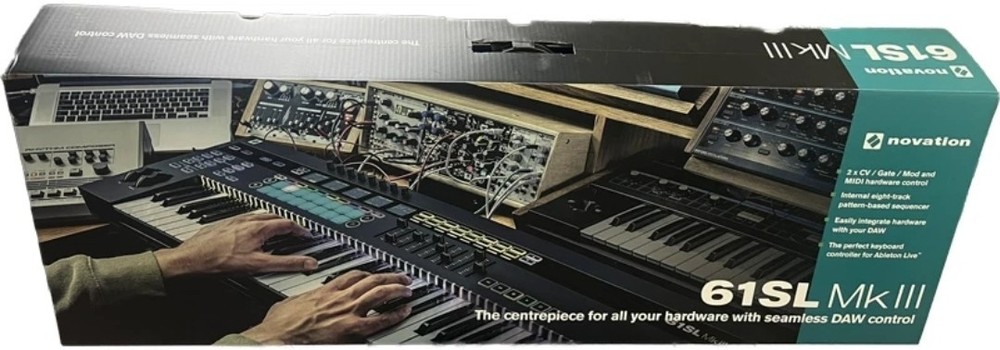 Novation 61SL MkIII 61-Key MIDI / USB Keyboard Controller with Sequencer