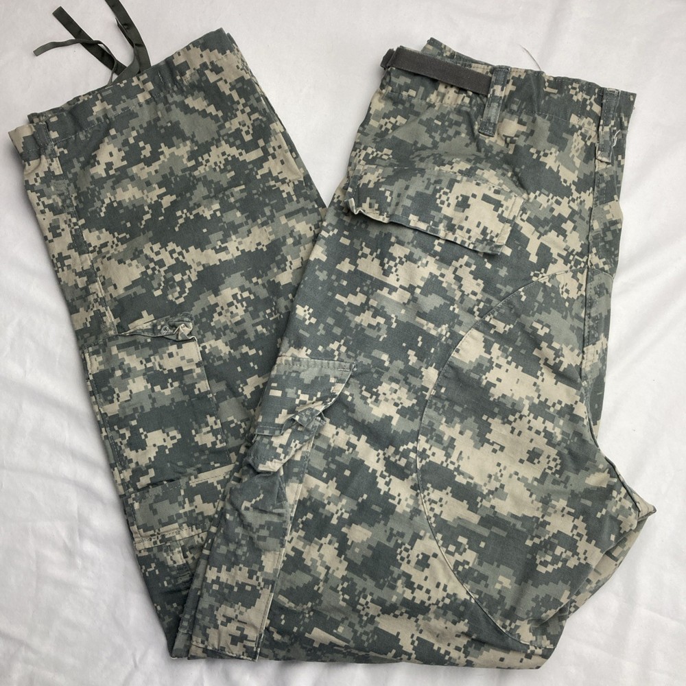 Tru-Spec Camo Adjustable Size Pants Digital Army Pattern Cotton Size MEDIUM