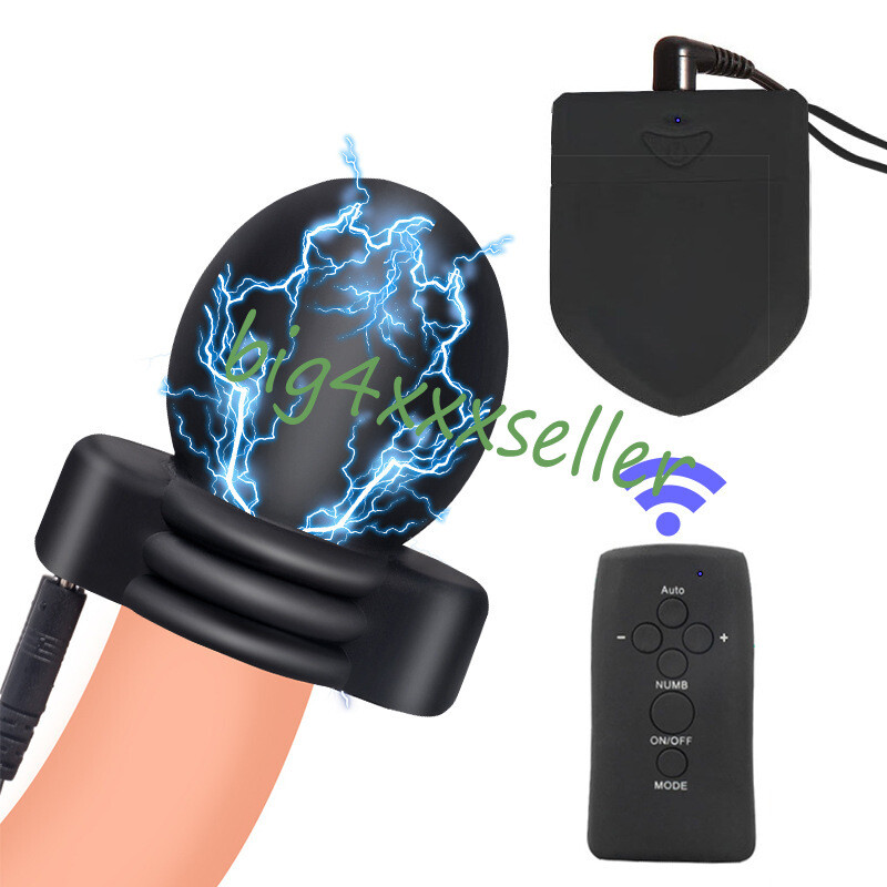 Electri Shock Scrotum Training Delay Male Chastity Exercise Device