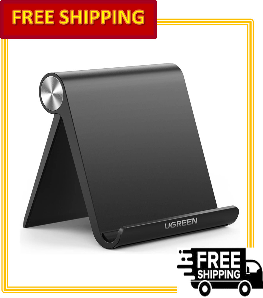 UGREEN Tablet Stand Holder Adjustable Portable & Foldable, Black