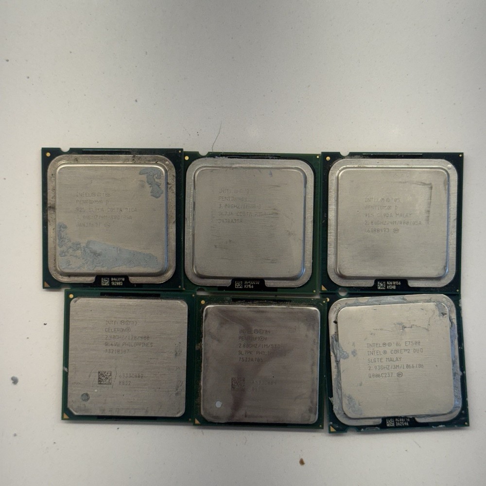 Mixed Lot Of 6 Intel Core i3 & i5 Processors 33