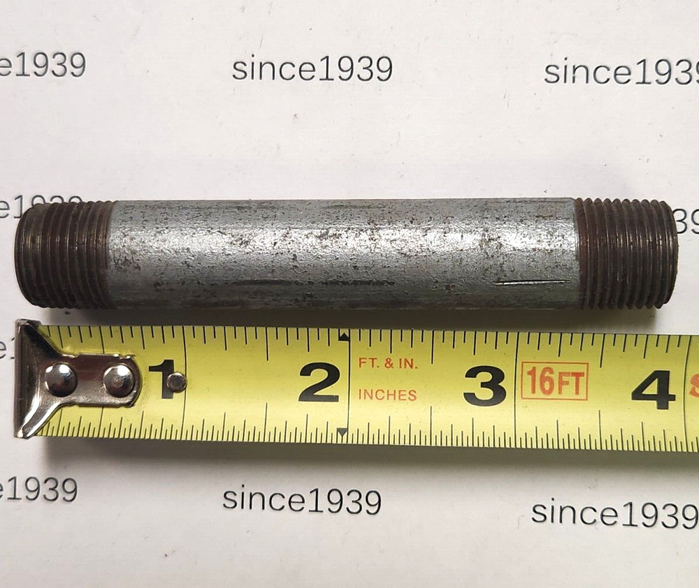 3/8" x 4" Galvanized Nipple Schedule 40
