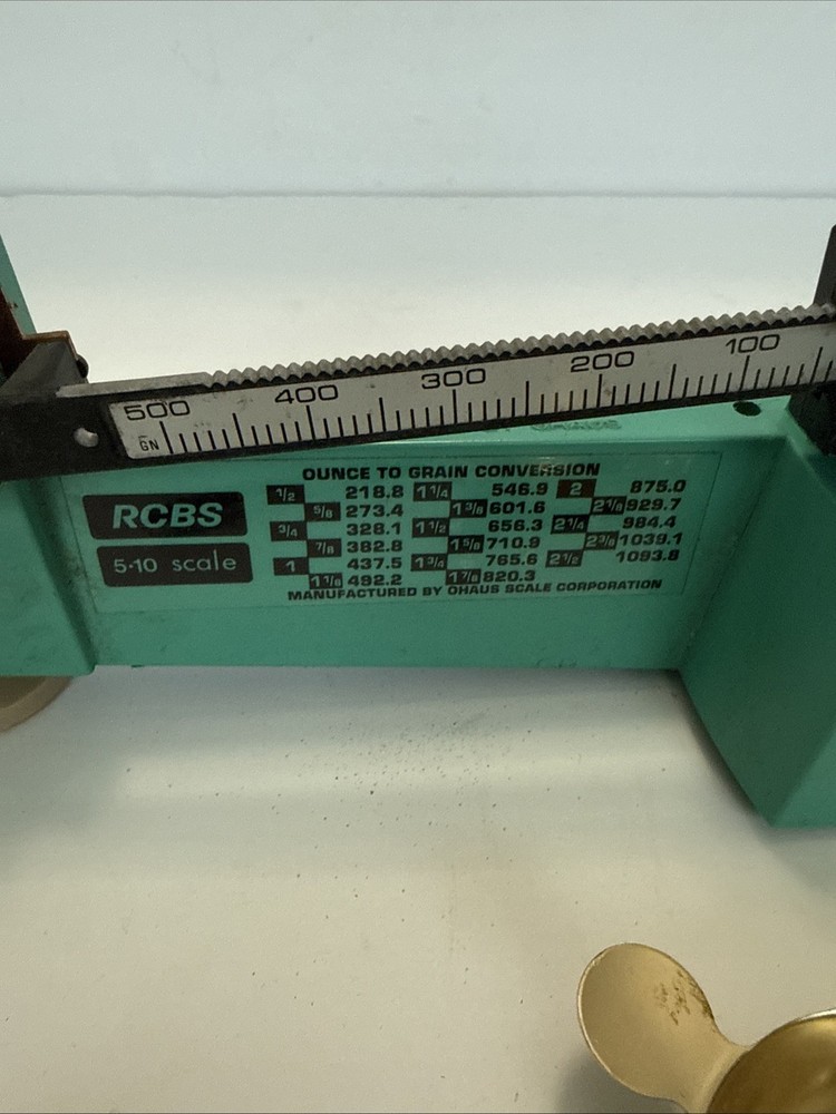 RCBS Reloading LOT 5-10 Scale Type 6941 Dial Powder Trickler