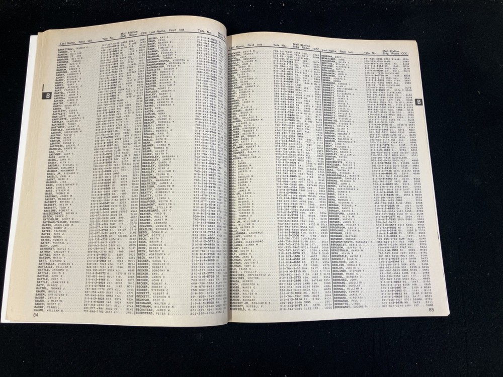 TRW TELEPHONE DIRECTORY, JUNE 2000, AEROSPACE & INFORMATION SYSTEMS