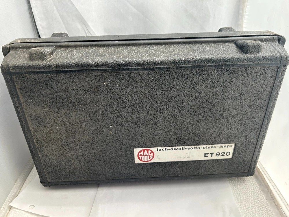 Mac Tools Tach Dwell Volts Ohms Amps Analyzer Meter - ET920 - Complete - USED