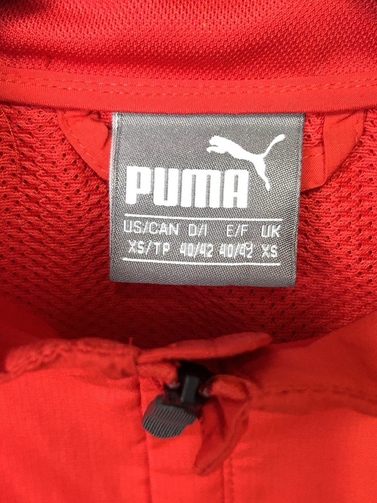 Puma Wind Cell 1/2 Zip Windbreaker, Red, Men’s Extra Small.