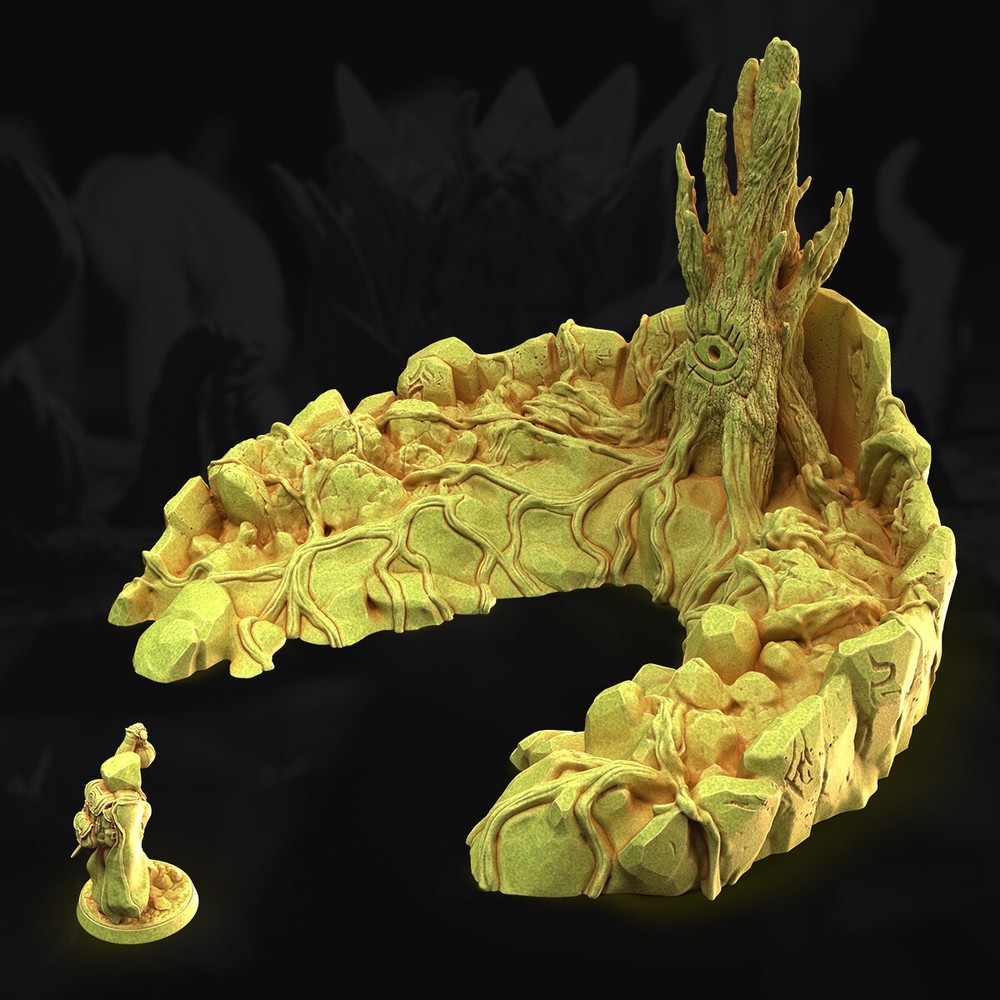 Tabletop Terrain - Wargaming Terrain - Swamp Tree Altar