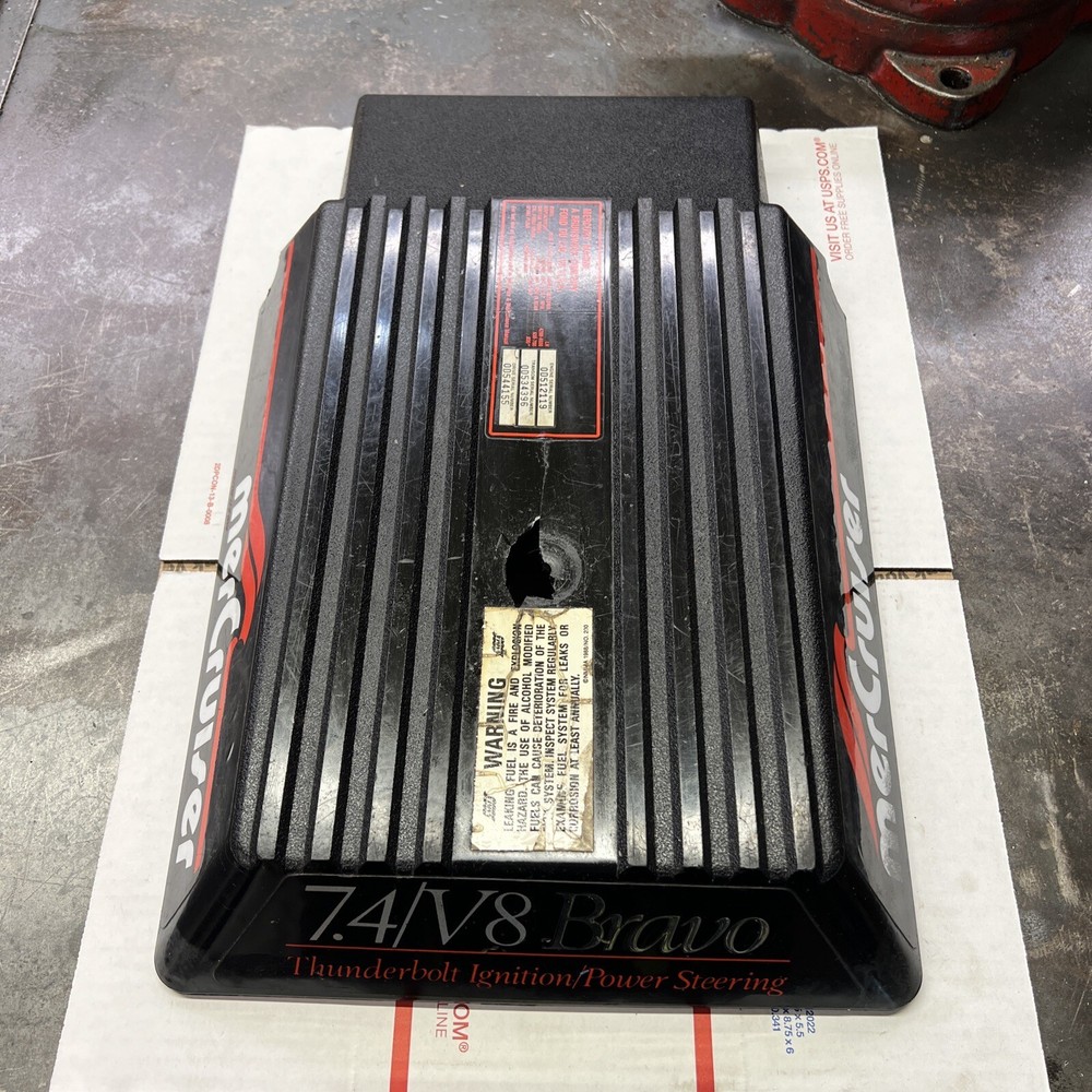 mercruiser 7.4 bravo engine cover