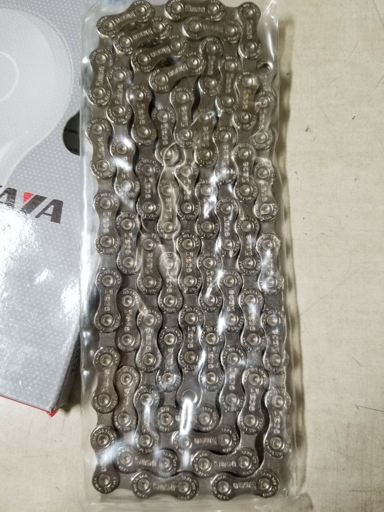 TAYA DECA-101 DHT 10 Speed Chain, 116 Links- Silver (Silver)