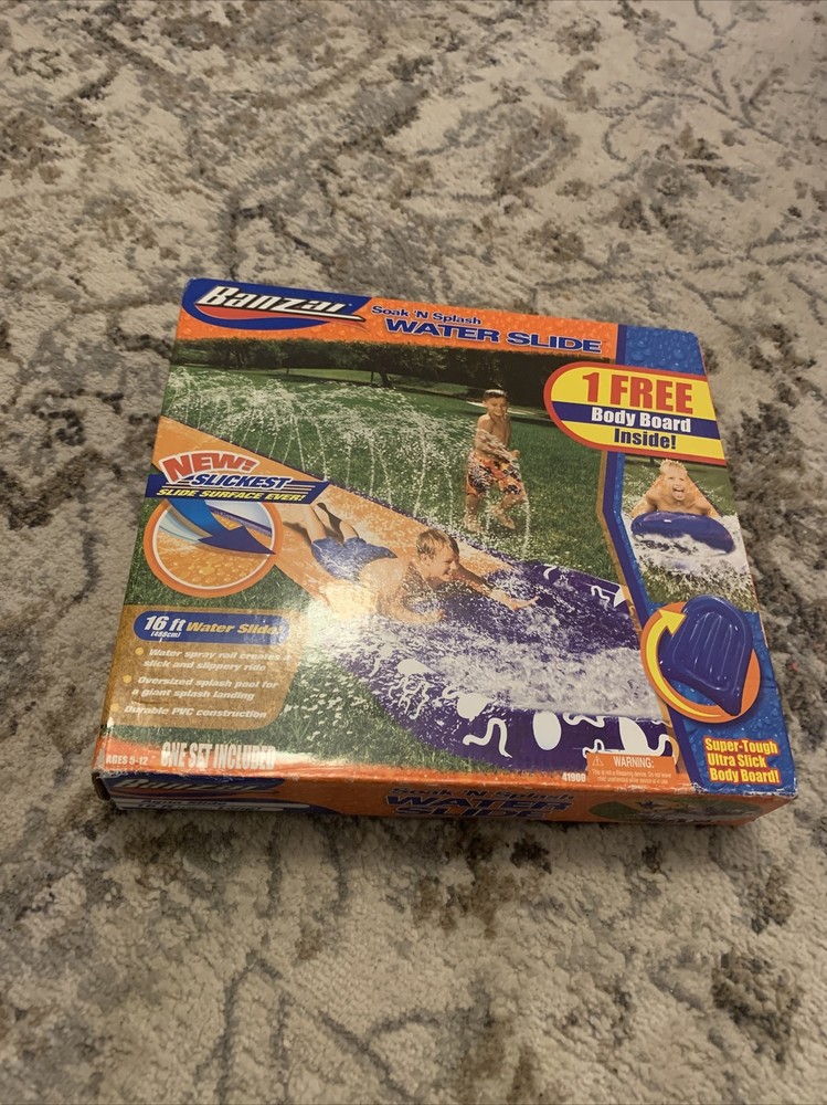 Banzai Speed Blast Water Slide NIB 16ft.