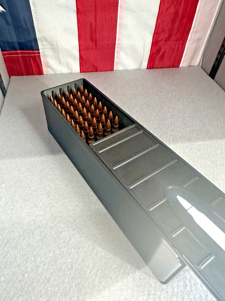5.56 Ammo Box Storage / Safe Organizer 100 Rnds