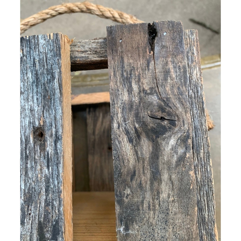 Rustic Repurposed Square Candle or Lantern Holder Woodworking