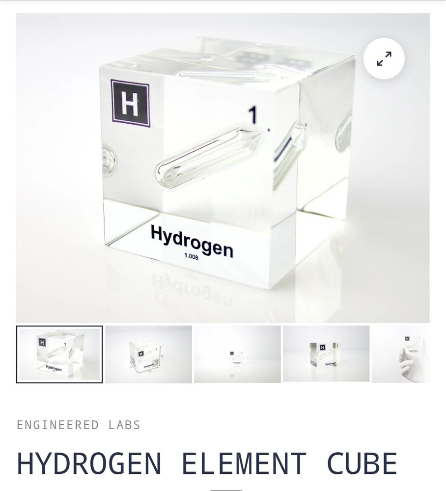 Engineered Labs Hydrogen Element Cube