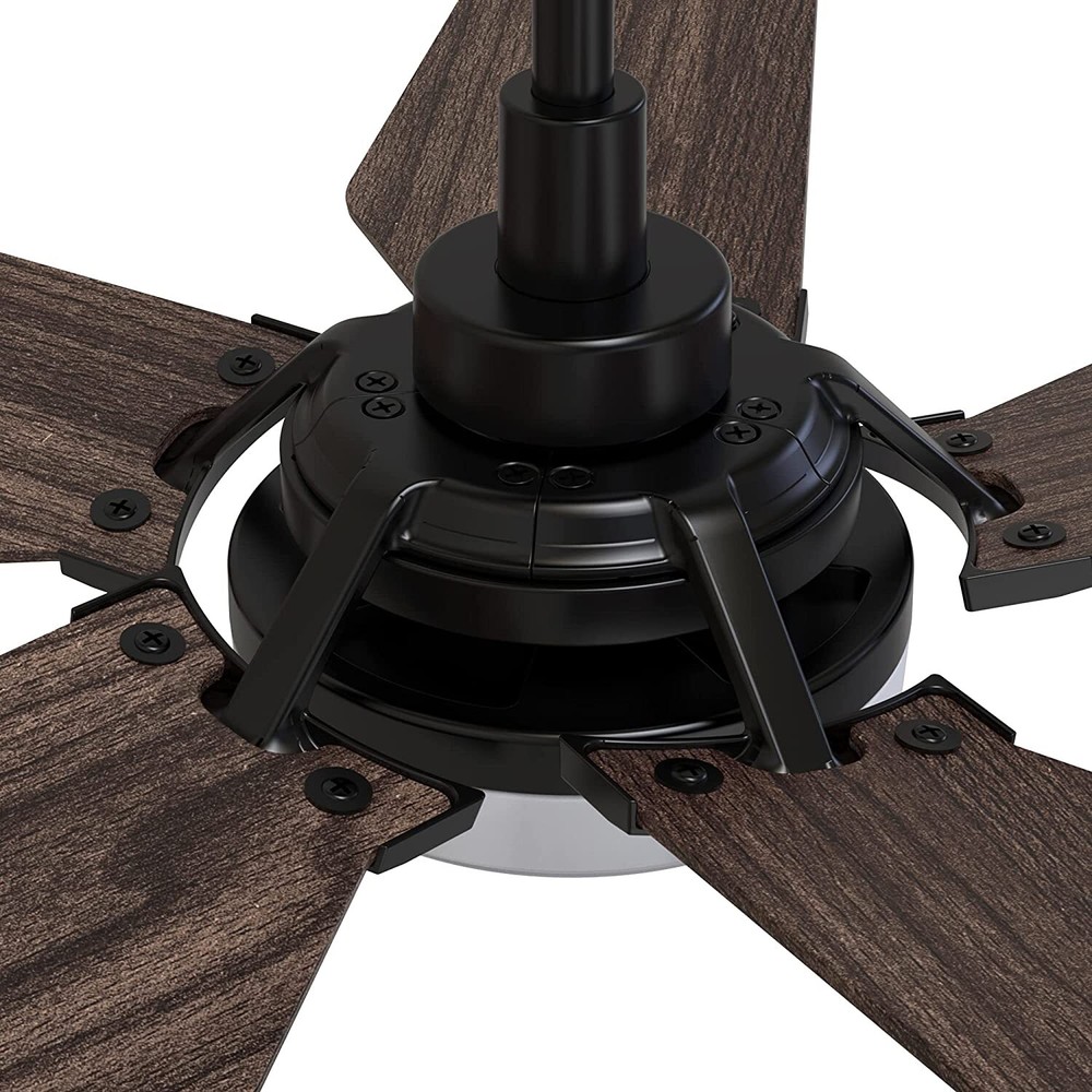 52" Modern Smart Ceiling Fan with Dim LED Light and Remote Control