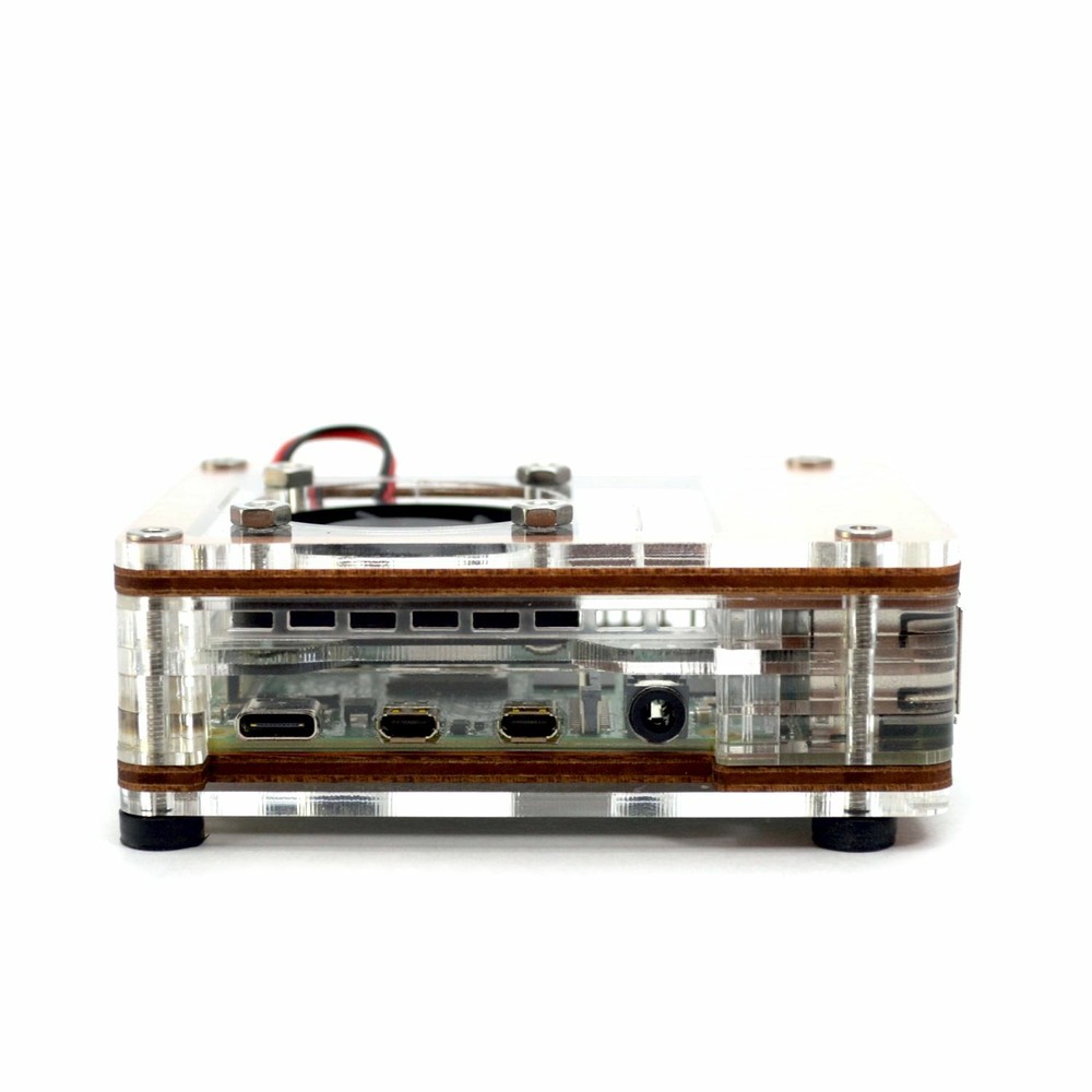Zebra Bagel Fan Case – Raspberry Pi 4B, 3B+, 3B, 2B, and B+ ~ Color Options