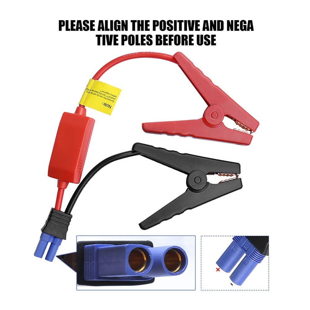 1 Pcs Jump Starter 300A Starting Current Cable Battery Practical To Use
