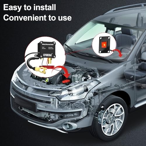 12V 250A Battery Manual Control (Illuminated Boat Rocker Panel Switch)