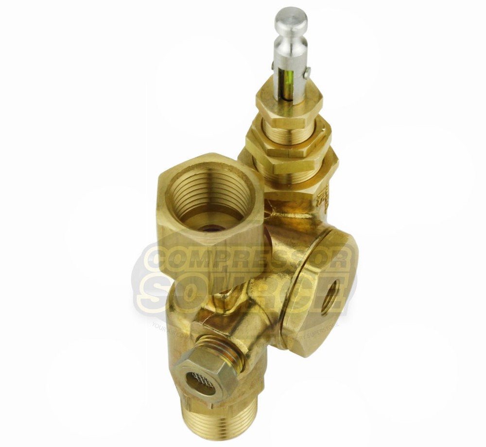 Air Compressor pilot unloader check valve combo 95-125