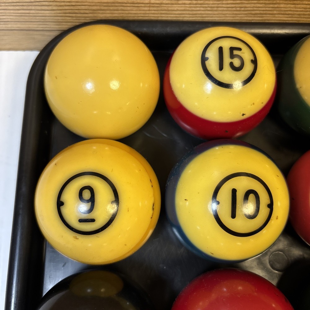 Vintage Brunswick Centennial Billiard Pool Balls Complete Set - No Box