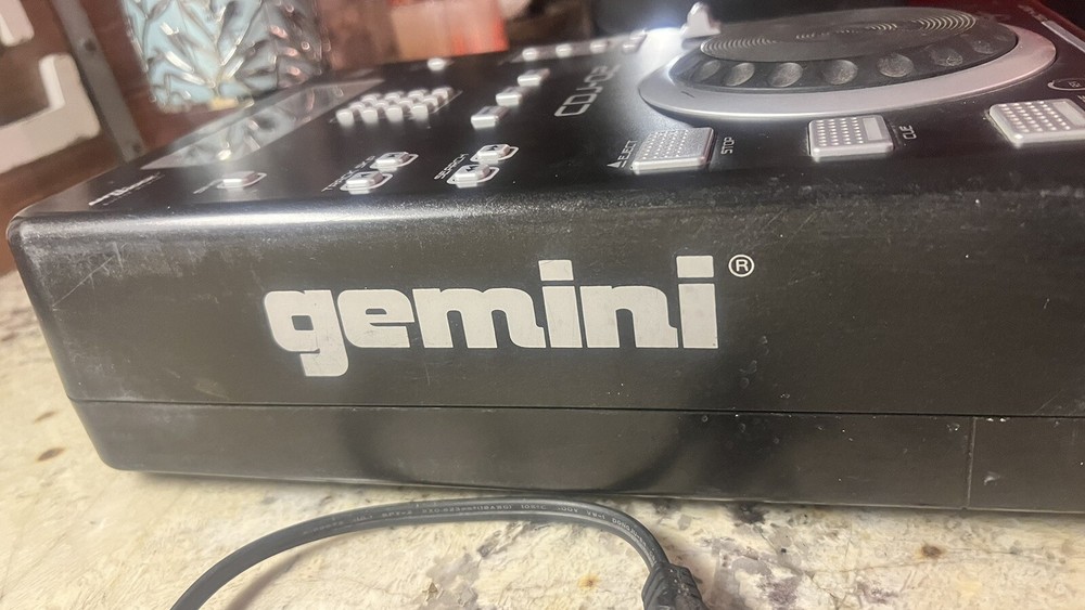 Gemini CDJ-02 Mixer With Power Chord