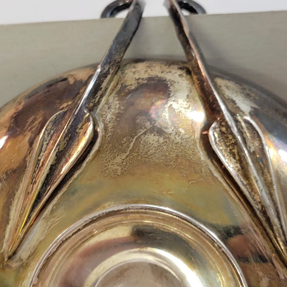 STERLING SILVER ILLAS LALAoUNIS 2 HANDLE DISH MODERNISTIC